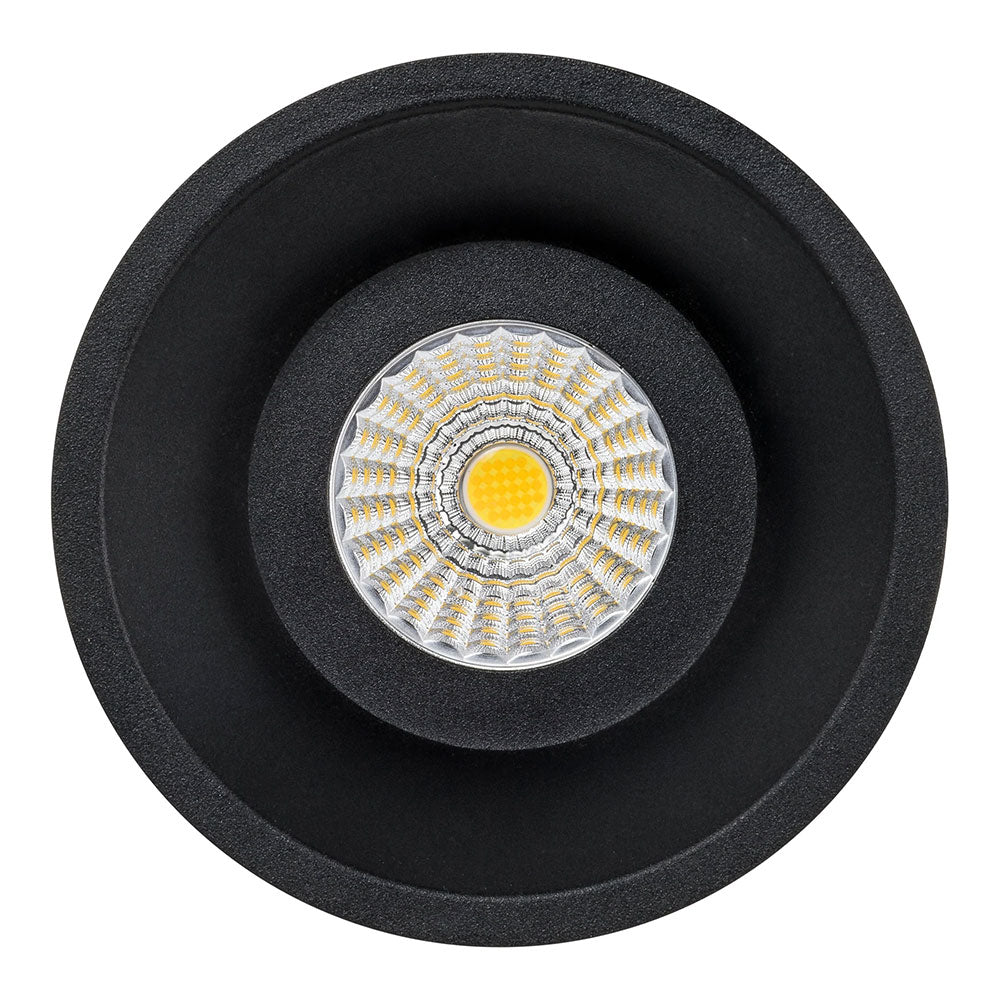 Lyra Deep Fixed 17W Recessed Triac Dimmable LED Downlight Black / Quinto - HCP-81220417