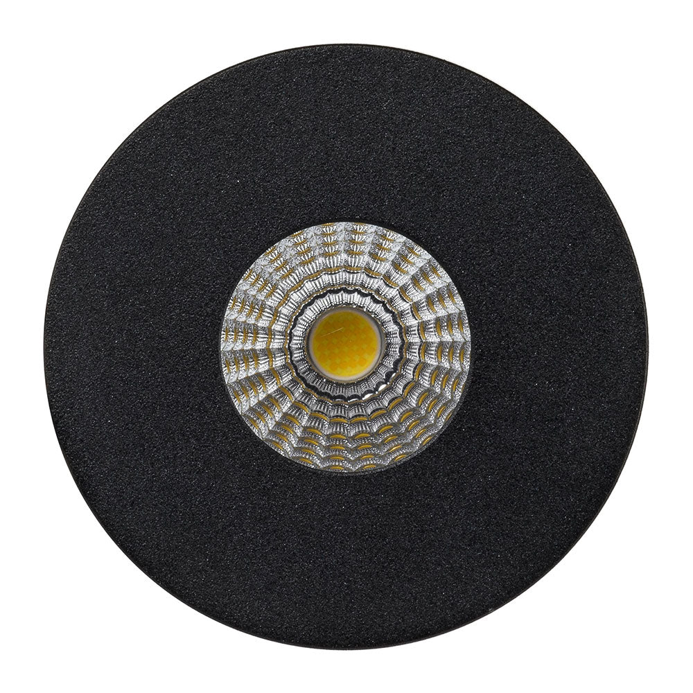Lyra 9W Round Pinhole Recessed Triac Dimmable LED Downlight Black / Quinto - HCP-81220709