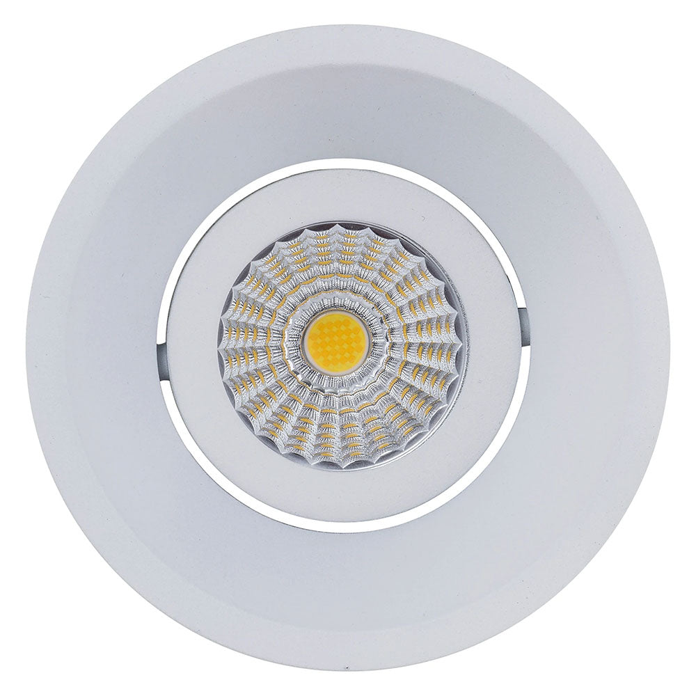 Lyra Deep Tilt 13W Recessed Triac Dimmable LED Downlight White / Quinto - HCP-81320113