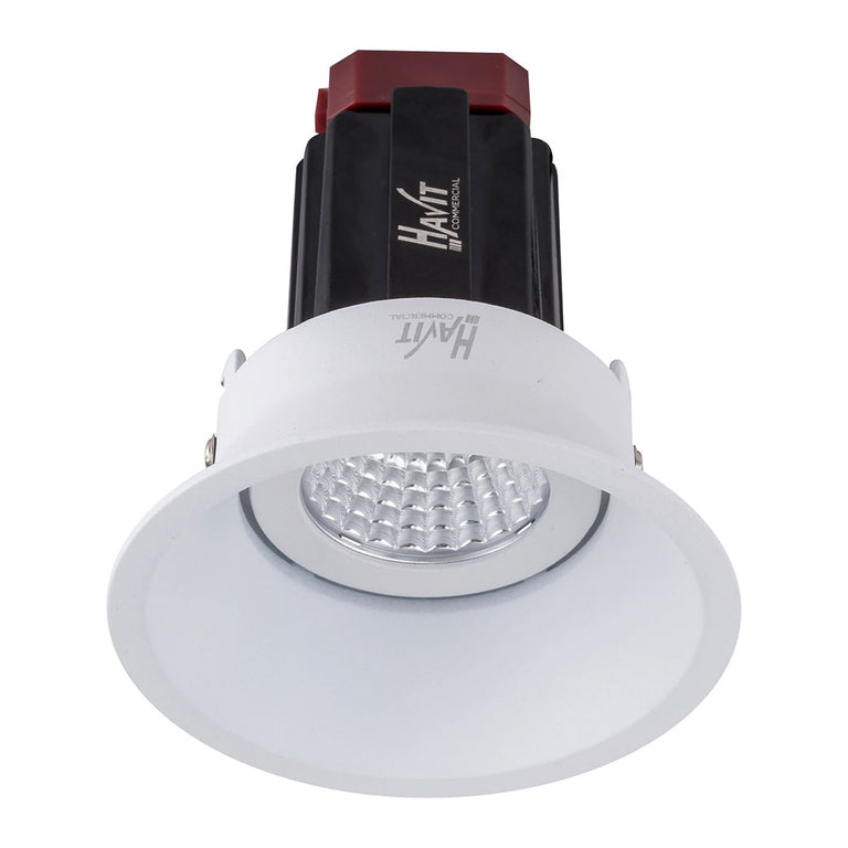 Lyra Deep Tilt 13W Recessed Triac Dimmable LED Downlight White / Quinto - HCP-81320113