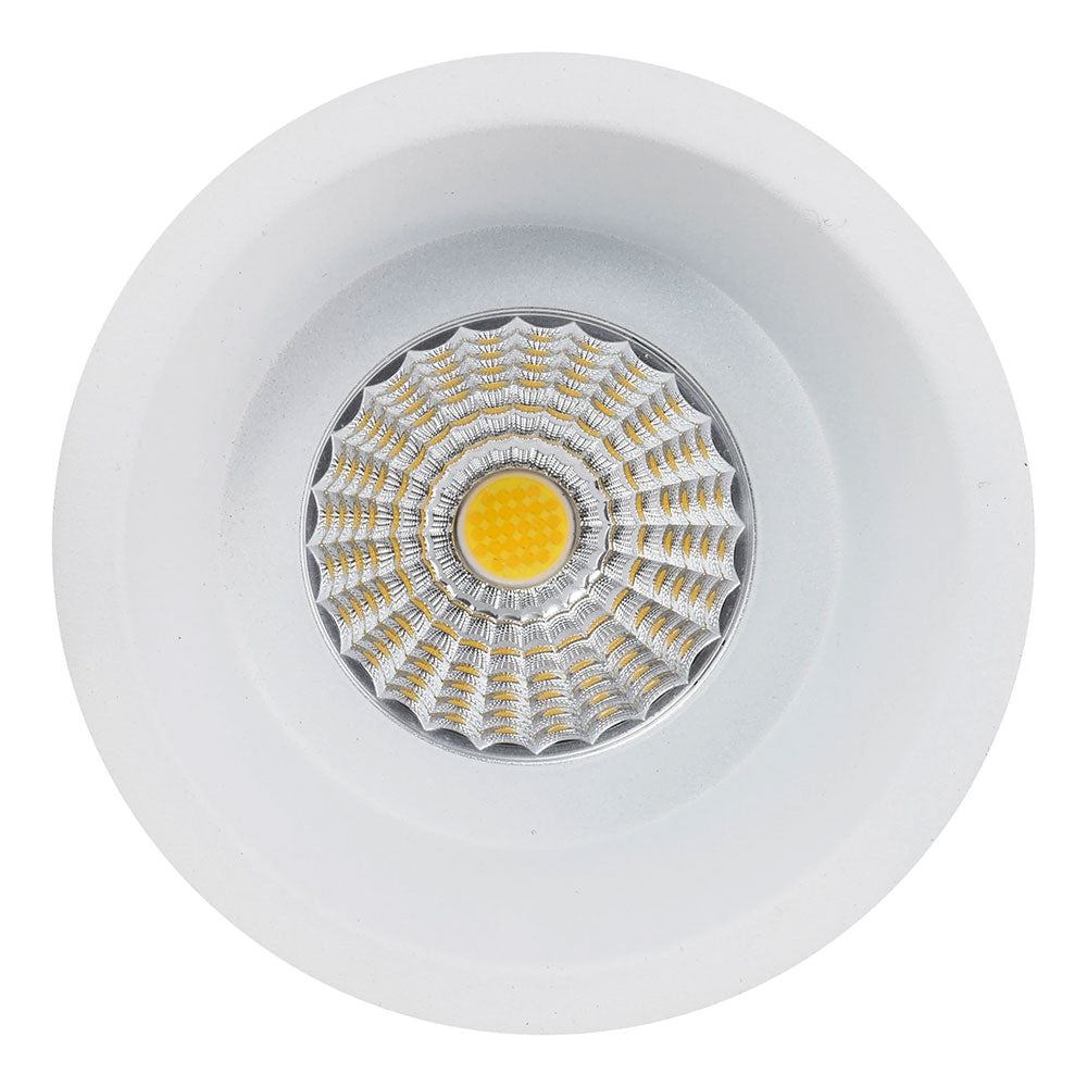 Lyra 9W Round Deep Fixed Recessed Triac Dimmable LED Downlight White / Quinto - HCP-81320309