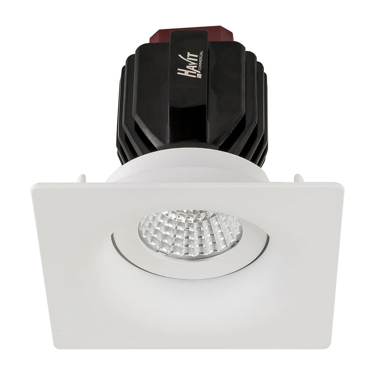 Lyra 17W Square Tilt Recessed Triac Dimmable LED Downlight White / Quinto - HCP-81320817