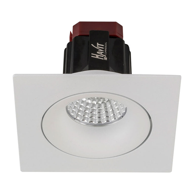 Lyra 6W Square Tilt Recessed Triac Dimmable LED Downlight White / Quinto - HCP-81320906