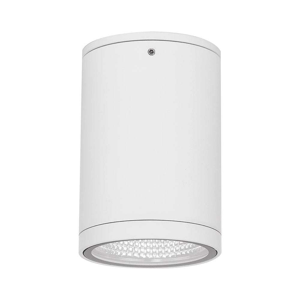 Menta 12W Round Fixed Surface Mounted LED Downlight White / Tri-Colour - HCP-8931201