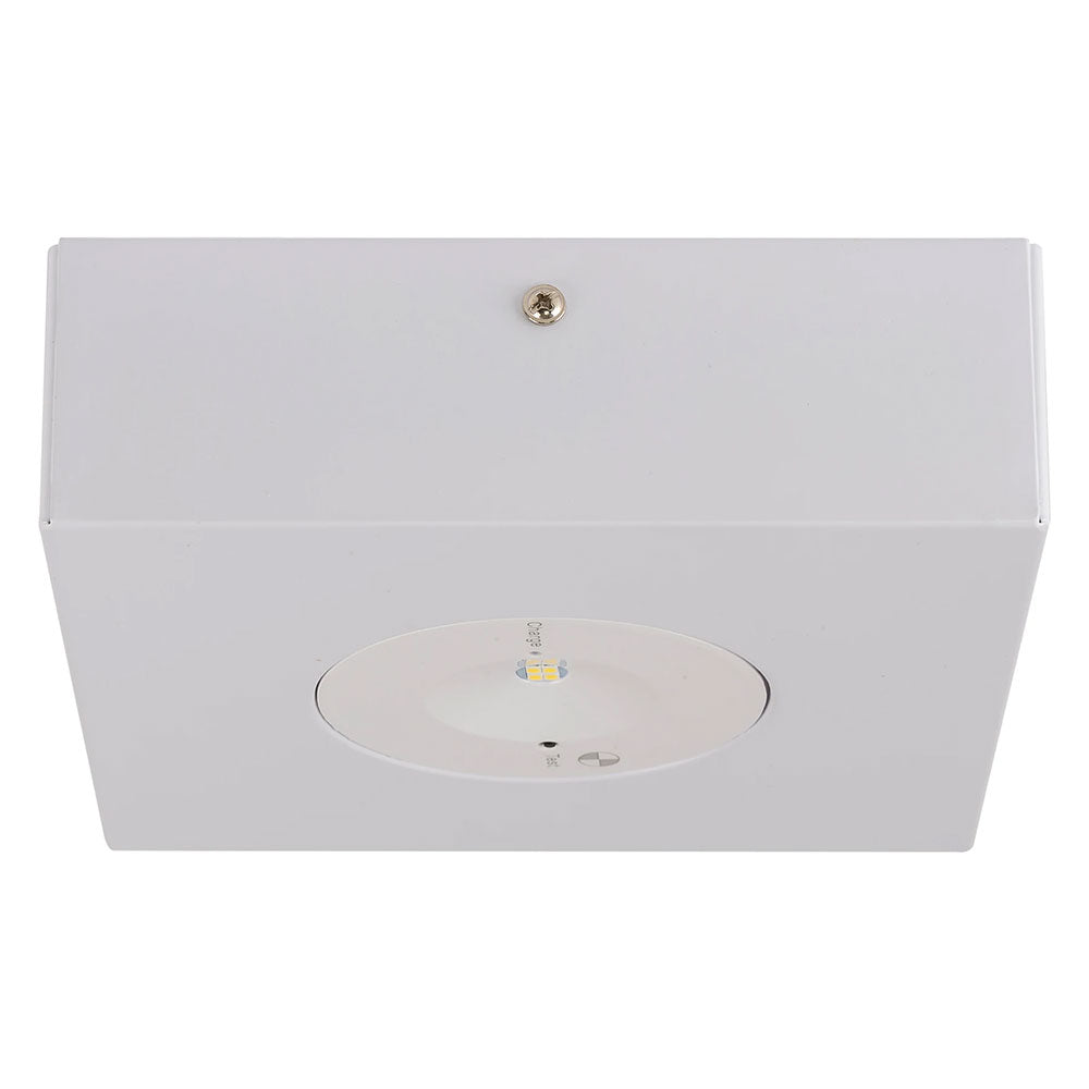 Surface Mounted 3W LED Spitfire Matt White - HCP-91302