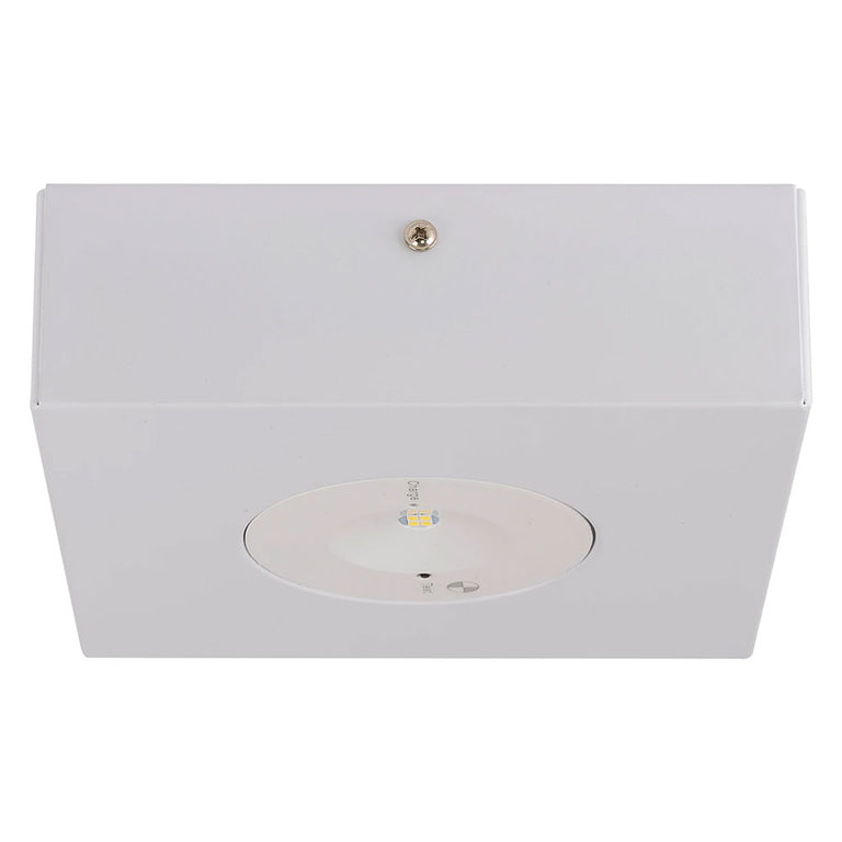 Surface Mounted 3W LED Spitfire Matt White - HCP-91302