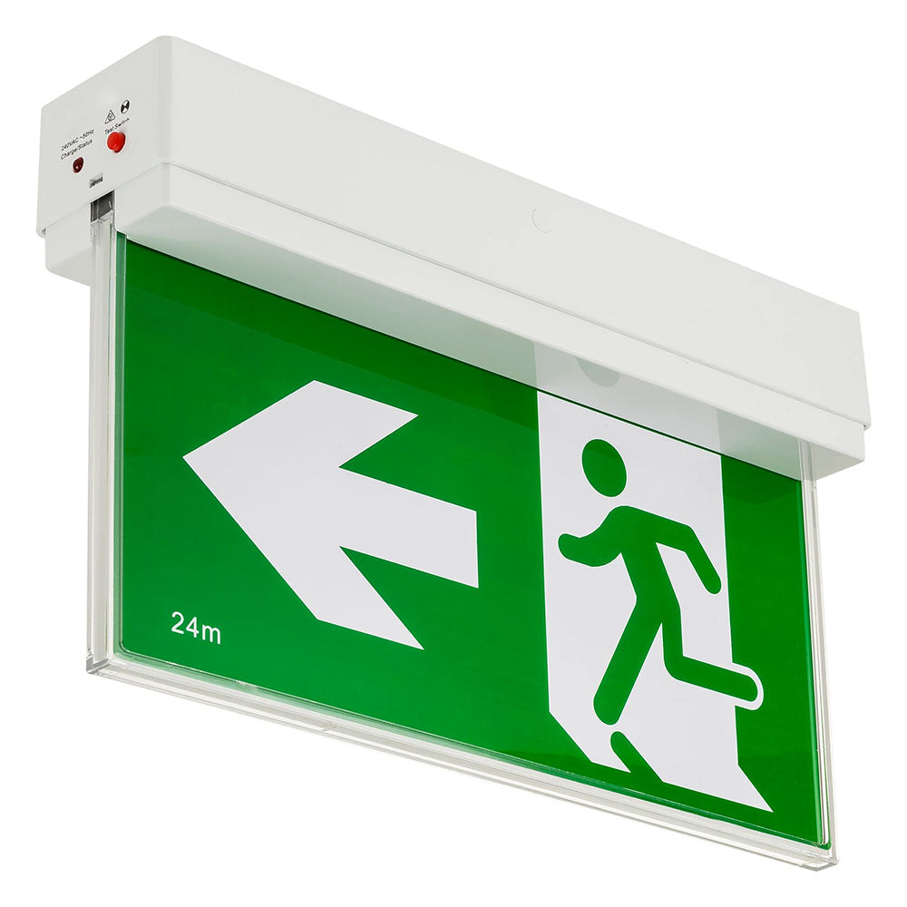Slimline Surface Mounted Exit Light - HCP-91304