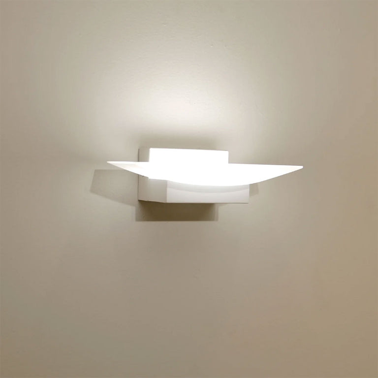 Helsinki 6W LED Interior Curved Up/Down Dimmable Wall Light White / Tri-Colour - HELSINKI