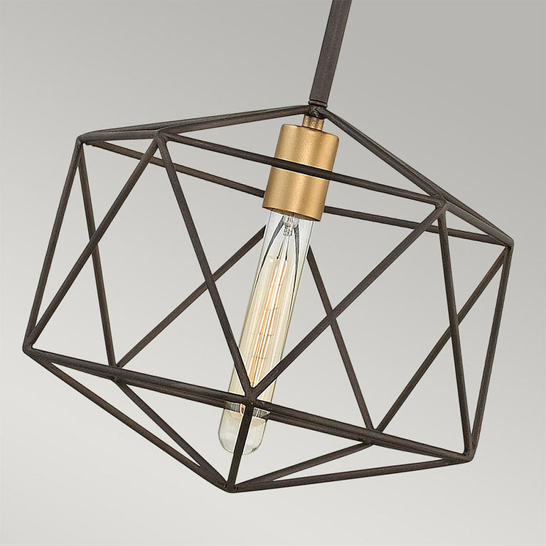 Astrid Mini Pendant Metallic Matte Bronze - HK-ASTRID-MP
