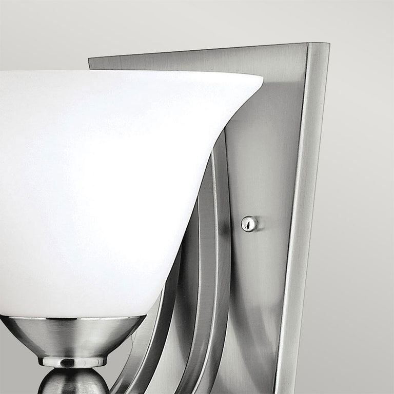 Bolla Wall Light Brushed Nickel - HK-BOLLA1