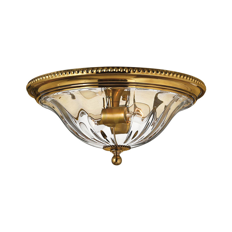 Cambridge Flush Mount Burnished Brass - HK-CAMBRIDGE-F-A