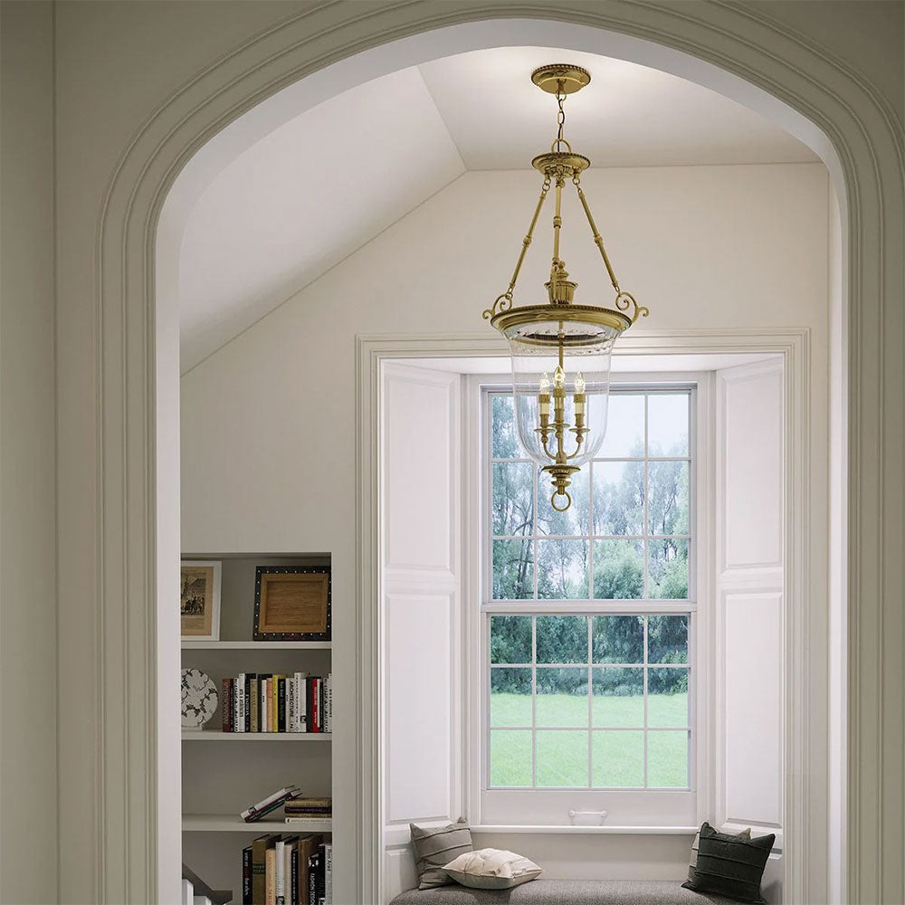 Cambridge Large Pendant Burnished Brass - HK-CAMBRIDGE-P-L