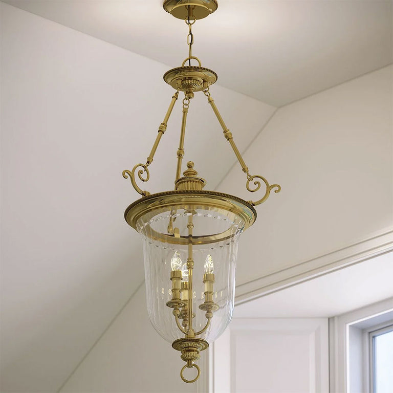 Cambridge Large Pendant Burnished Brass - HK-CAMBRIDGE-P-L