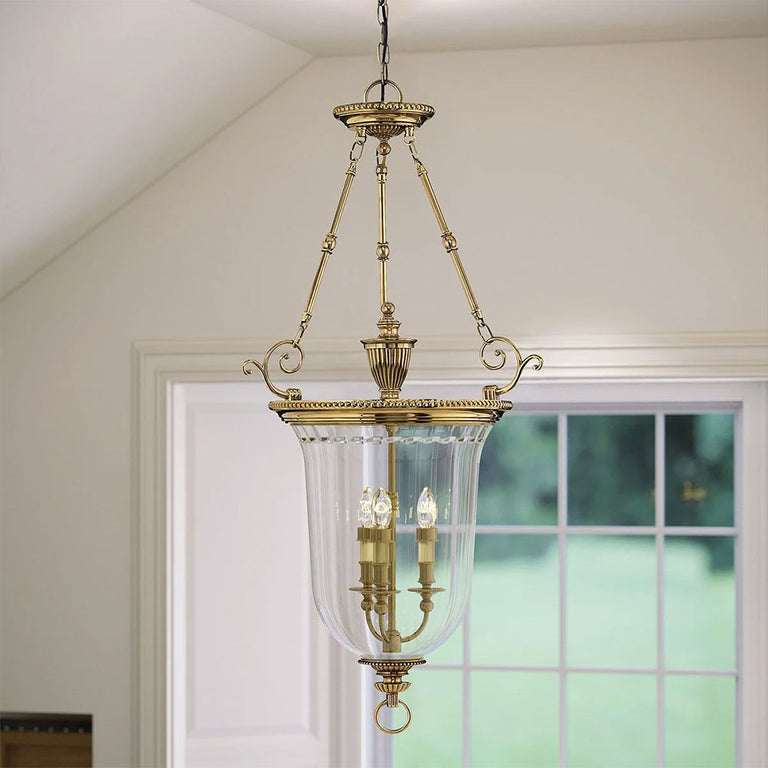 Cambridge Large Pendant Burnished Brass - HK-CAMBRIDGE-P-L