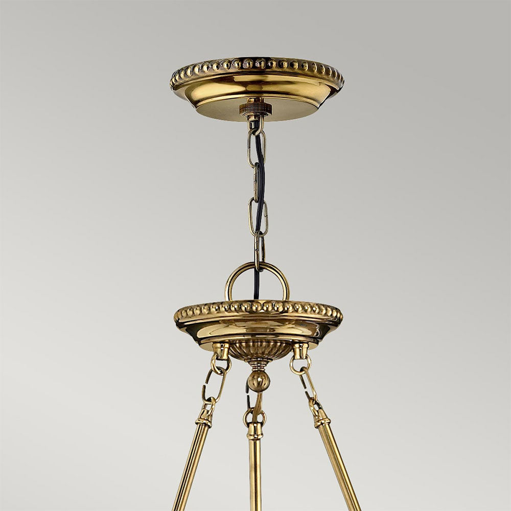 Cambridge Large Pendant Burnished Brass - HK-CAMBRIDGE-P-L
