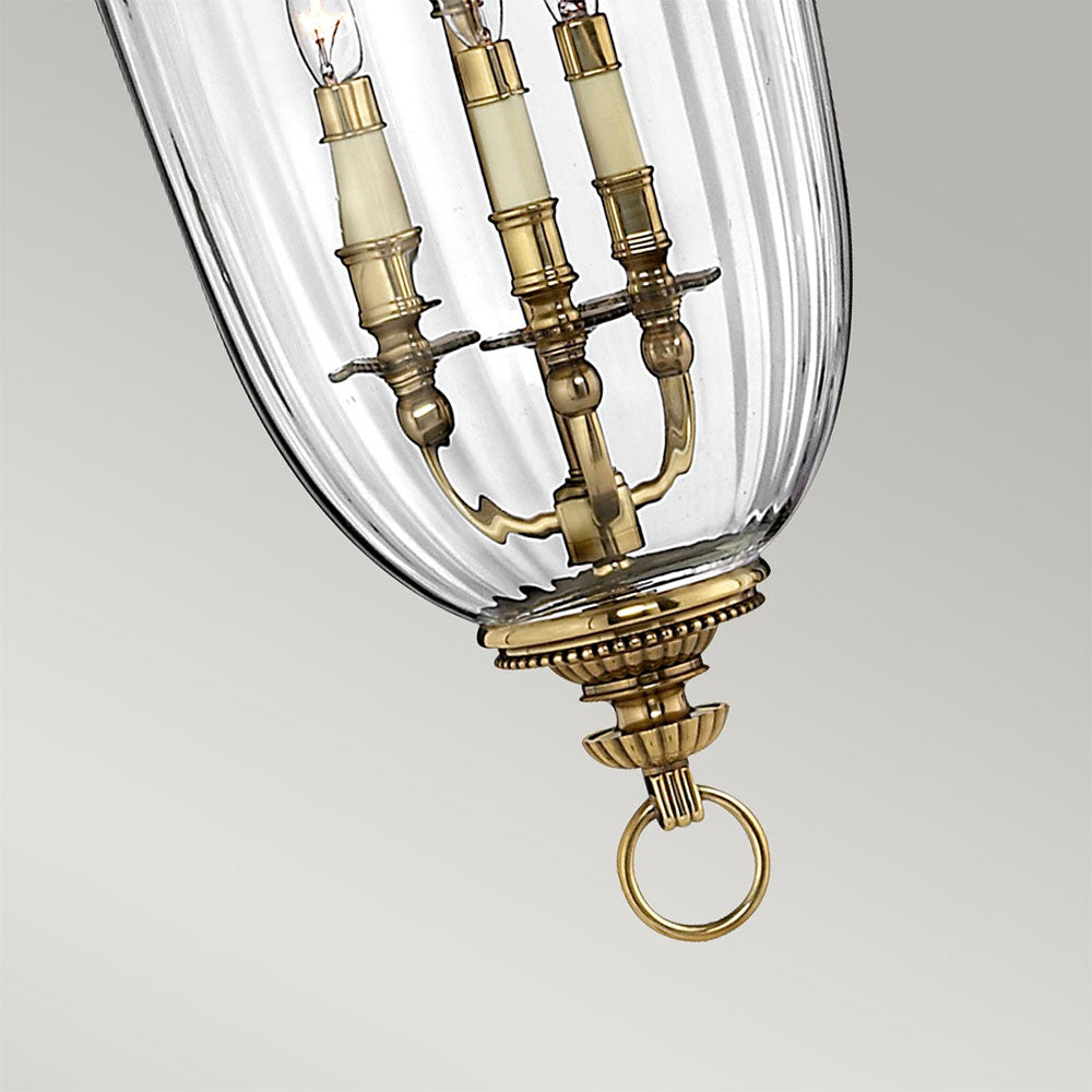 Cambridge Large Pendant Burnished Brass - HK-CAMBRIDGE-P-L