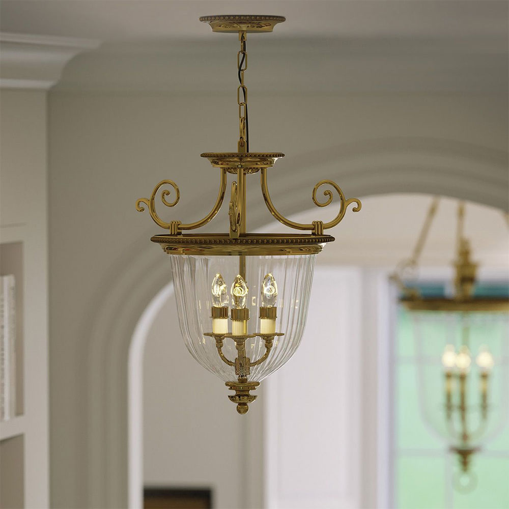 Cambridge Small Pendant Burnished Brass - HK-CAMBRIDGE-P-S