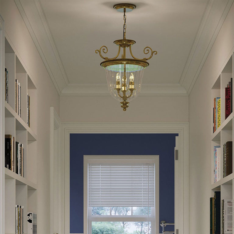 Cambridge Small Pendant Burnished Brass - HK-CAMBRIDGE-P-S
