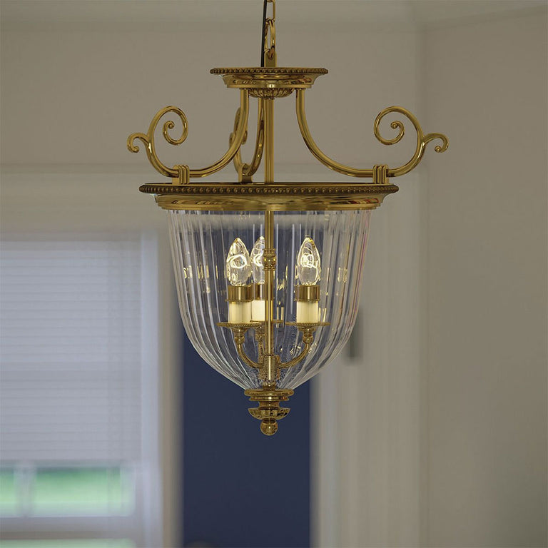 Cambridge Small Pendant Burnished Brass - HK-CAMBRIDGE-P-S
