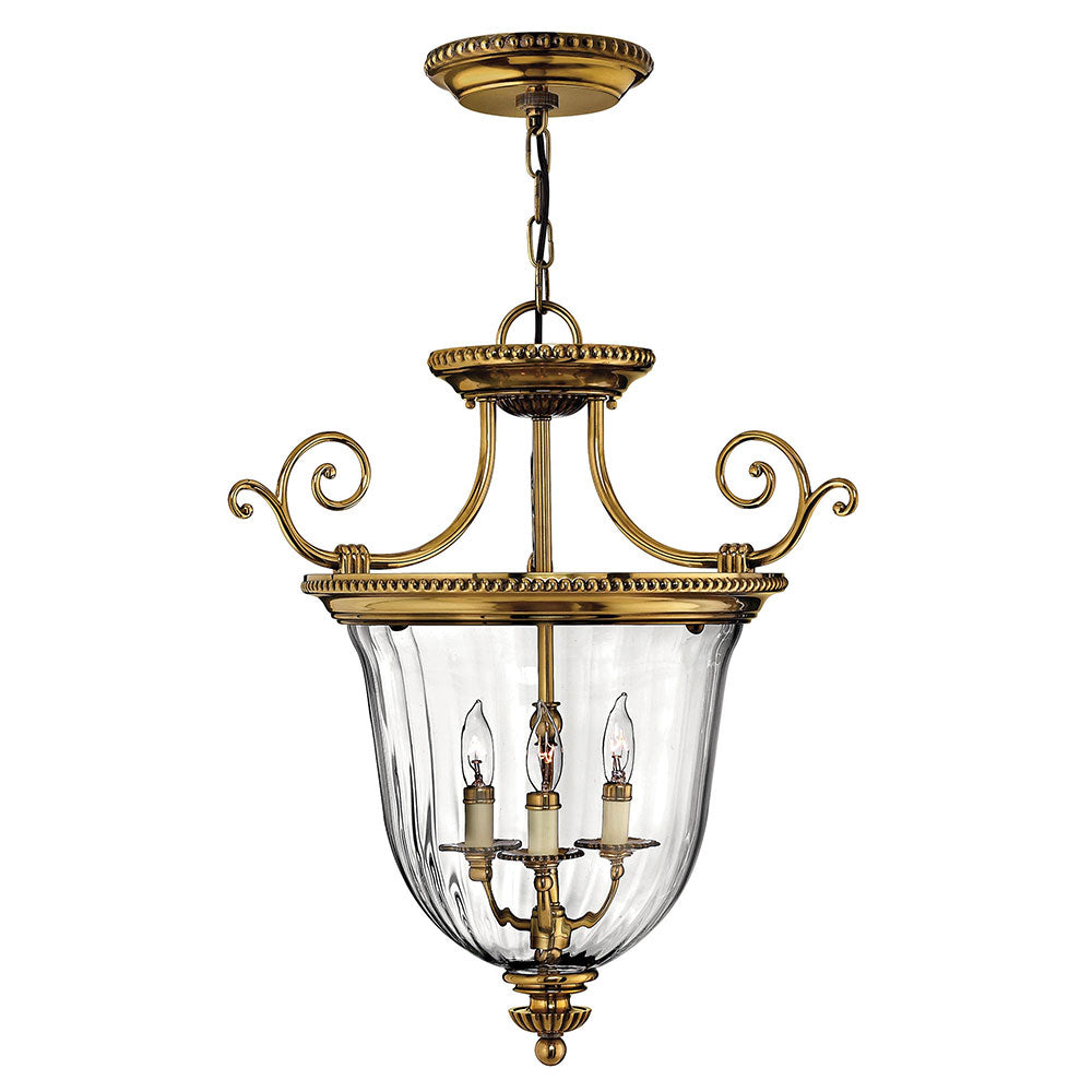 Cambridge Small Pendant Burnished Brass - HK-CAMBRIDGE-P-S