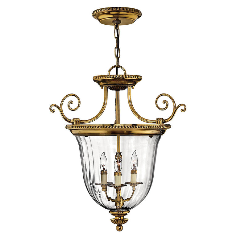 Cambridge Small Pendant Burnished Brass - HK-CAMBRIDGE-P-S