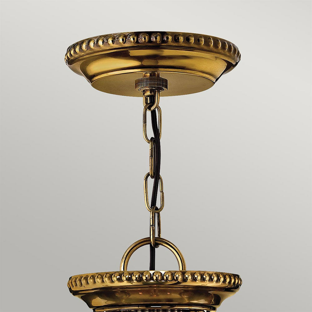 Cambridge Small Pendant Burnished Brass - HK-CAMBRIDGE-P-S