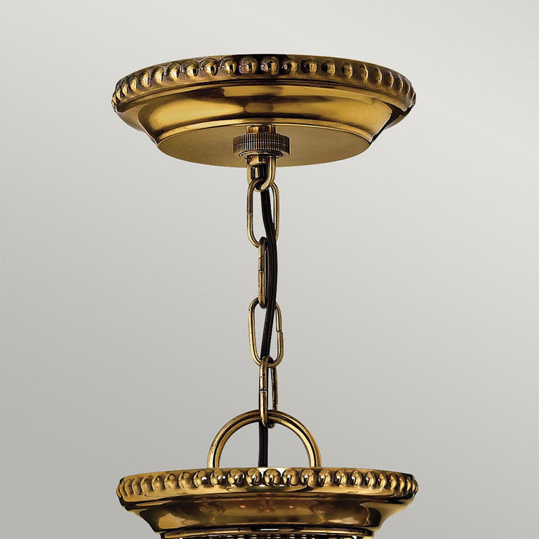 Cambridge Small Pendant Burnished Brass - HK-CAMBRIDGE-P-S