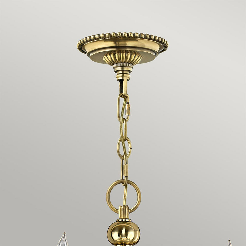 Cambridge 15 Light Chandelier Burnished Brass - HK-CAMBRIDGE15