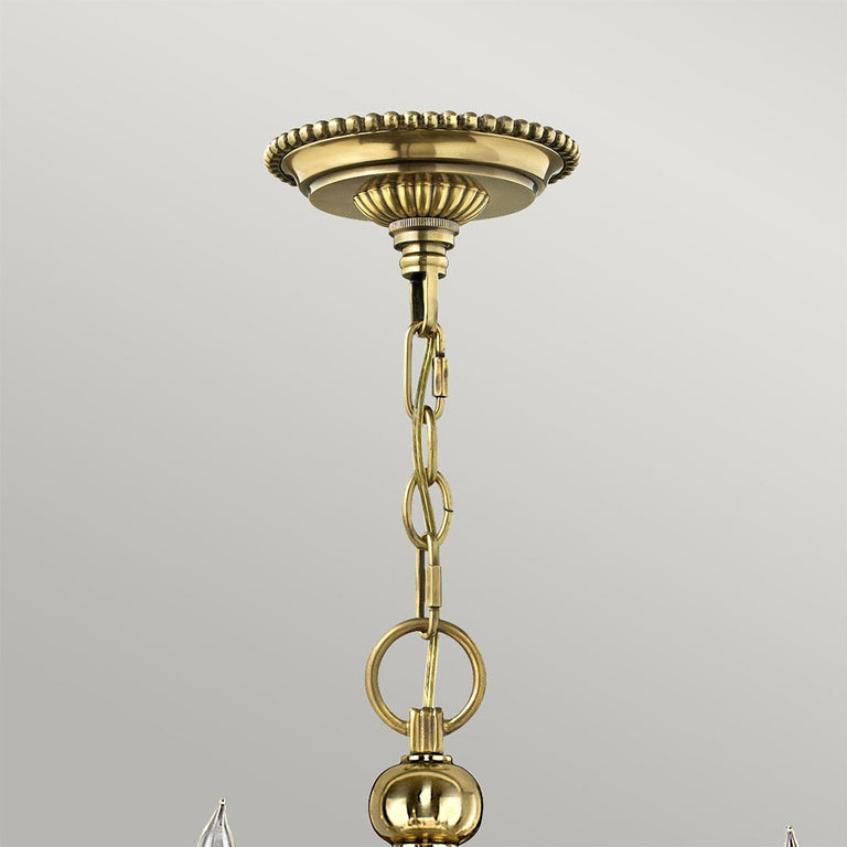 Cambridge 15 Light Chandelier Burnished Brass - HK-CAMBRIDGE15
