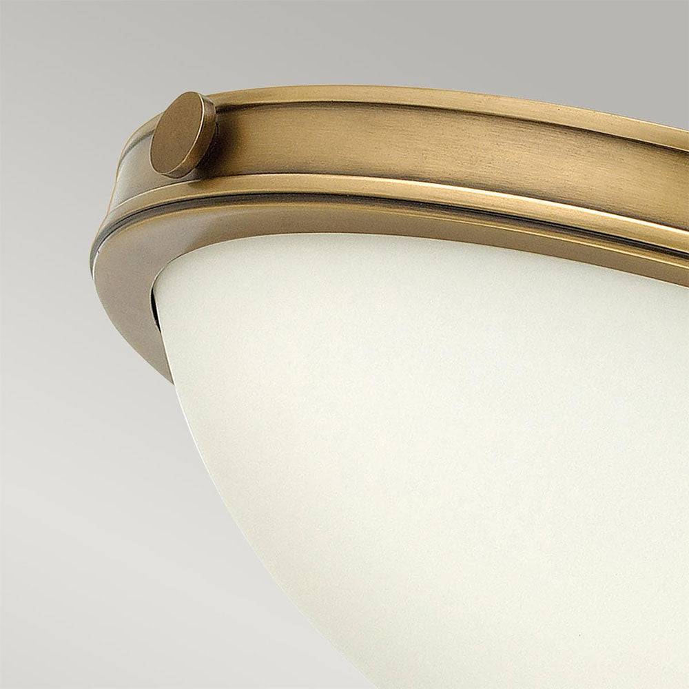 Collier Small Flush Heritage Brass - HK-COLLIER-F-S