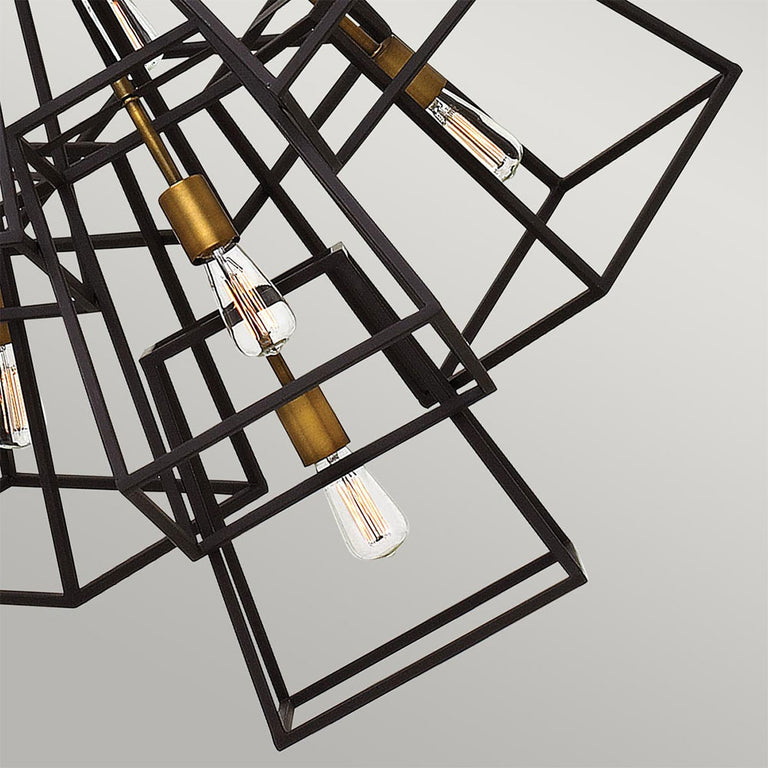 Fulton 7 Light Chandelier Bronze - HK-FULTON-7P