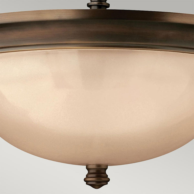 Mayflower Semi Flush Mount Olde Bronze - HK-MAYFLOWER-SF