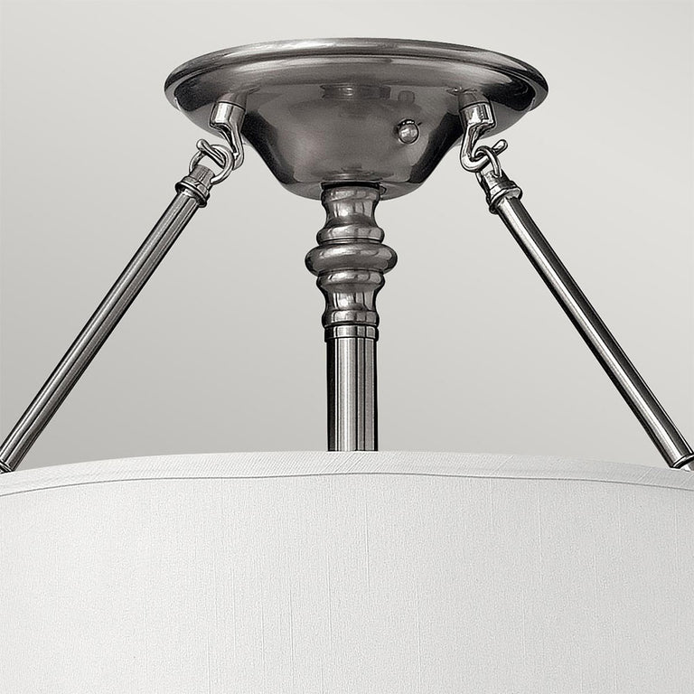 Sussex Semi Flush Brushed Nickel - HK-SUSSEX-SF