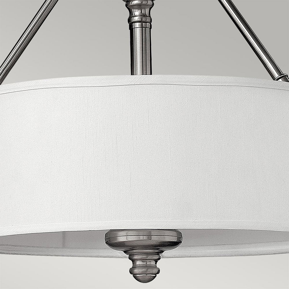 Sussex Semi Flush Brushed Nickel - HK-SUSSEX-SF