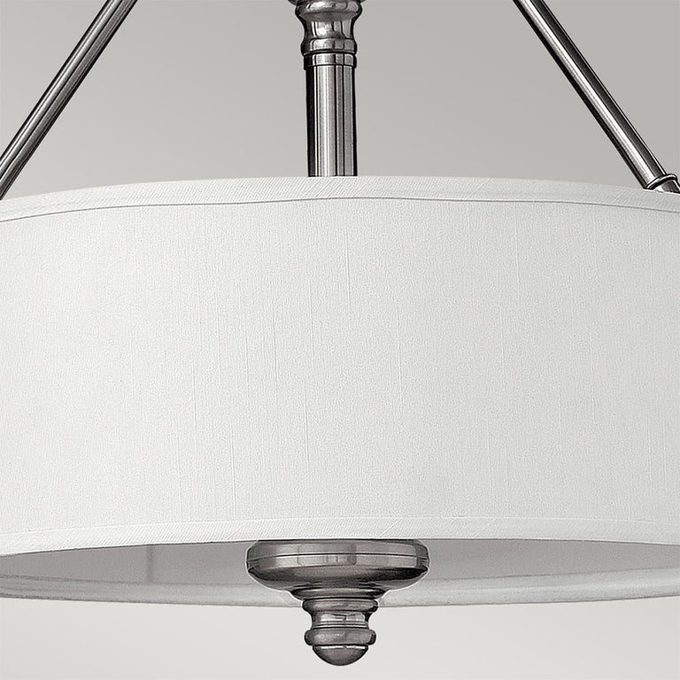 Sussex Semi Flush Brushed Nickel - HK-SUSSEX-SF