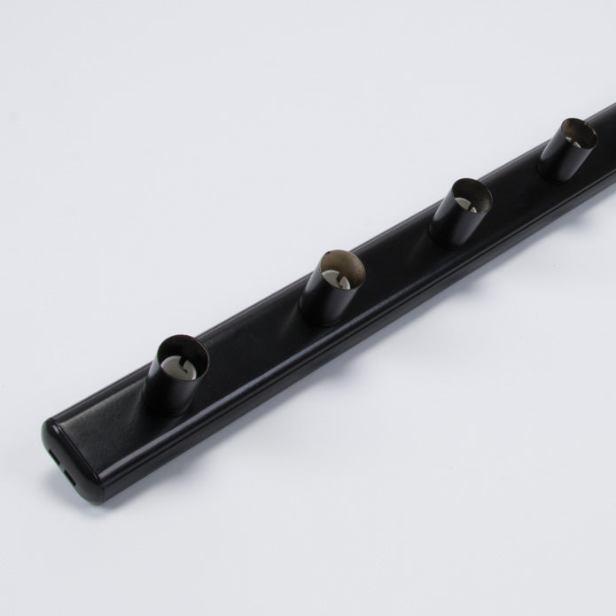 Hollywood 4 Light Vanity Wall Light Black - 16318