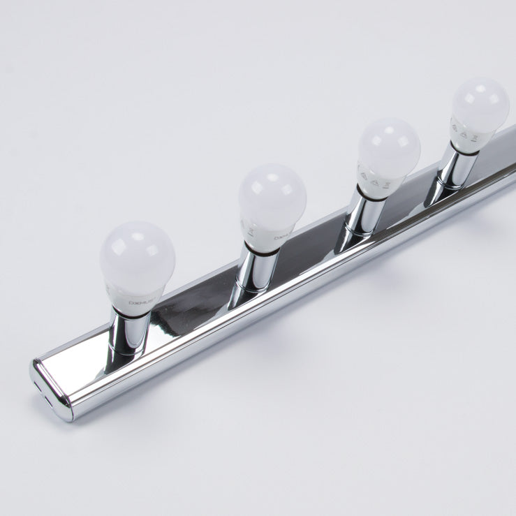 Hollywood 4 Light Vanity Wall Light Chrome - 16320