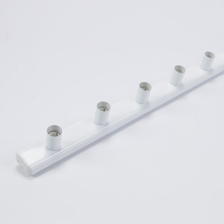 Hollywood 5 Light Vanity Wall Light White - 16333
