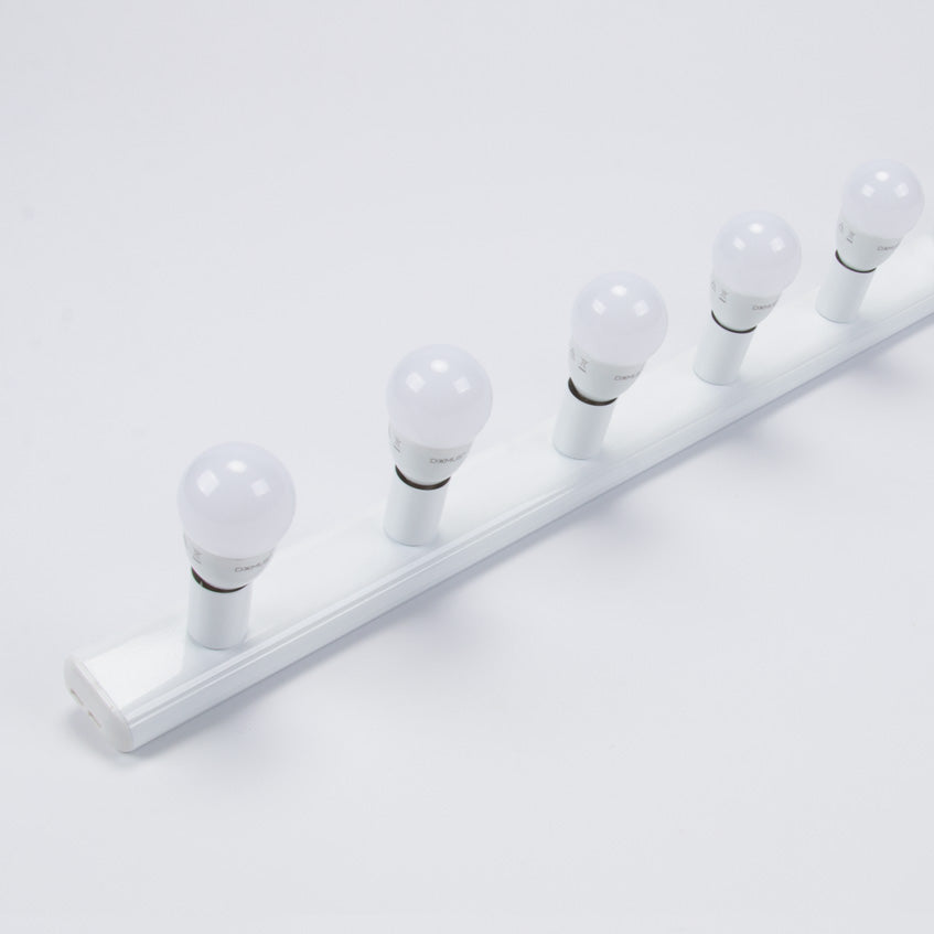 Hollywood 5 Light Vanity Wall Light White - 16333
