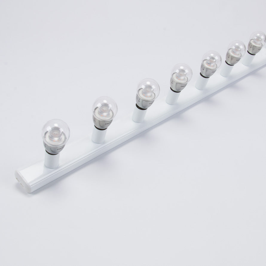Hollywood 7 Light Vanity Wall Light White - 16351