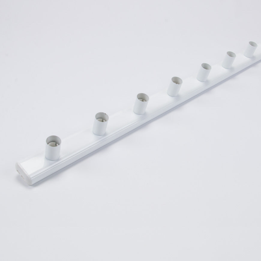 Hollywood 7 Light Vanity Wall Light White - 16351