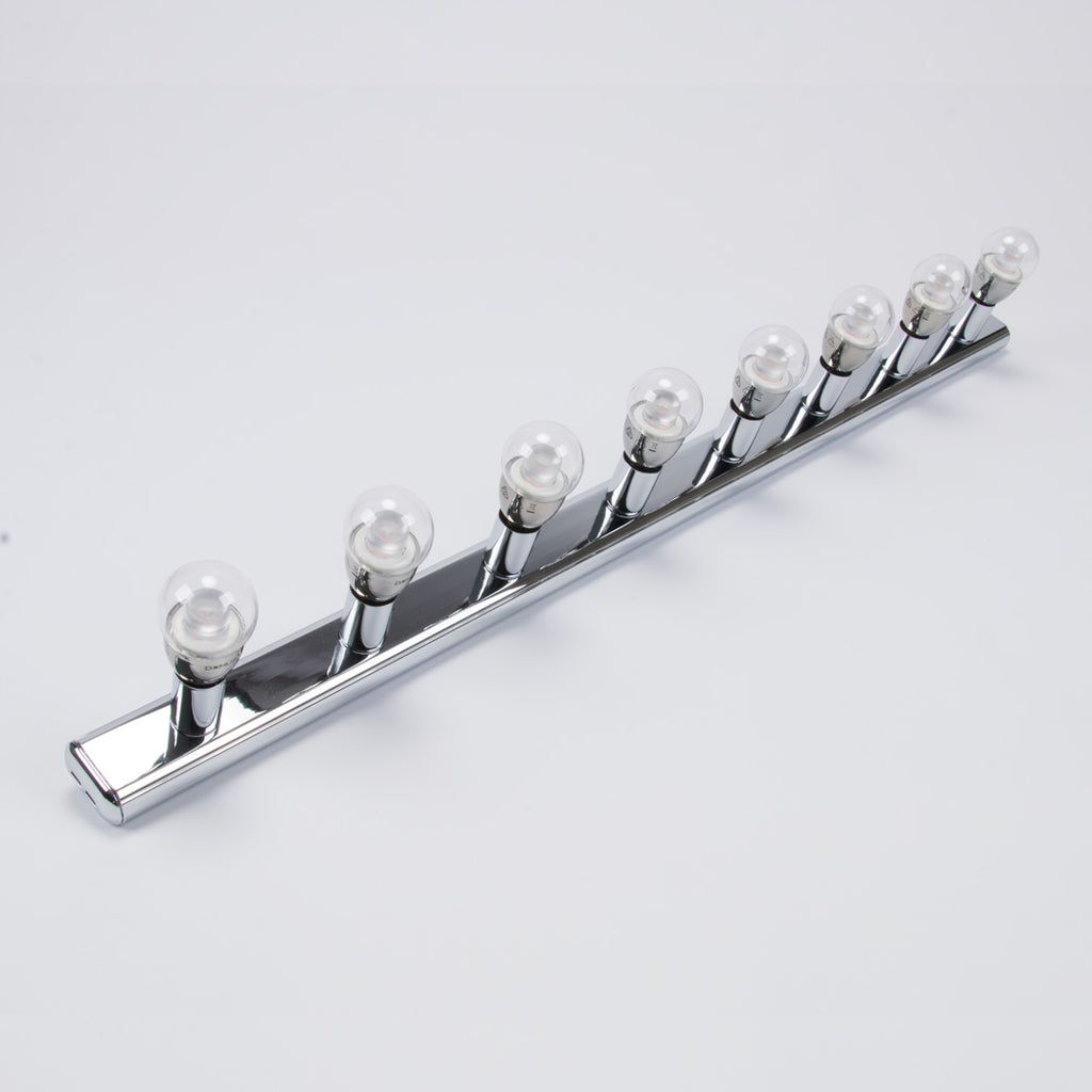 Hollywood 8 Light Vanity Wall Light Chrome - 16356