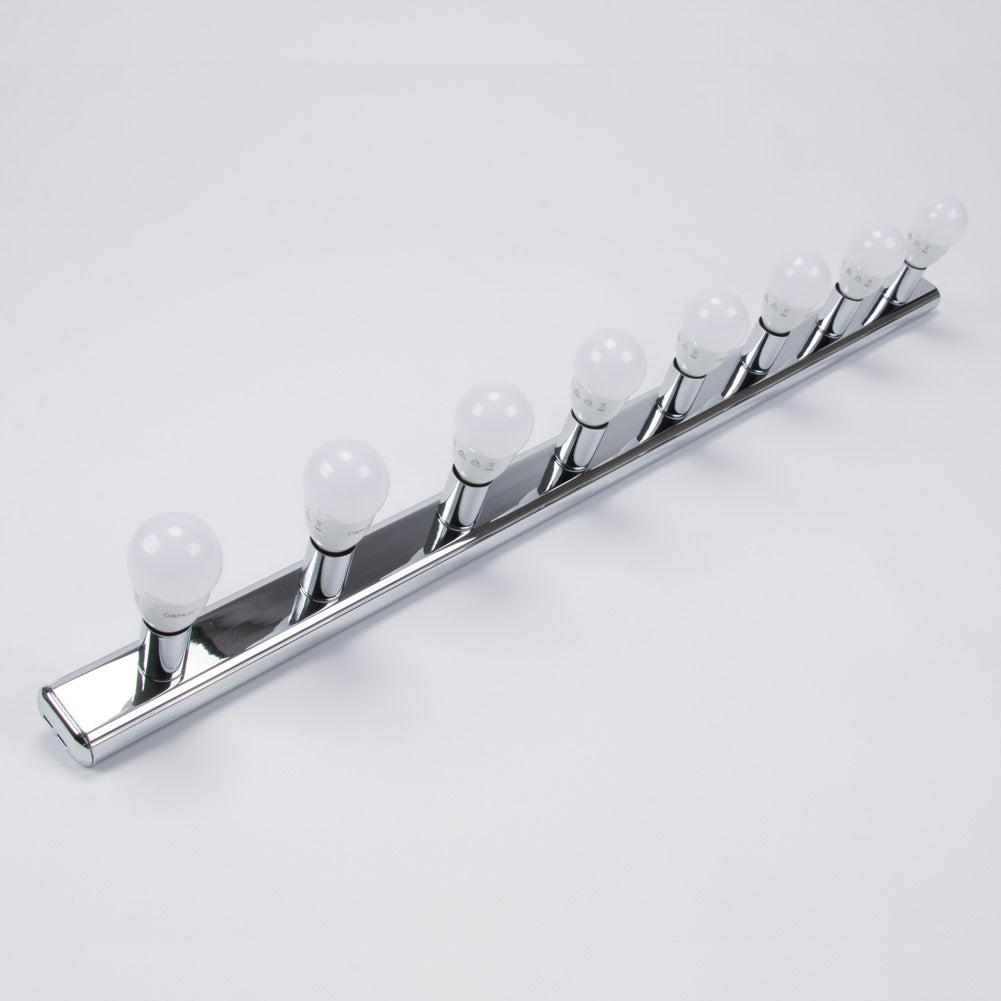 Hollywood 8 Light Vanity Wall Light Chrome - 16356