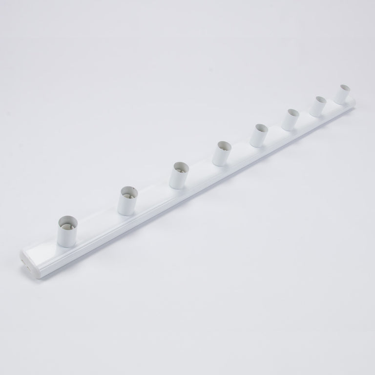 Hollywood 8 Light Vanity Wall Light White - 16360