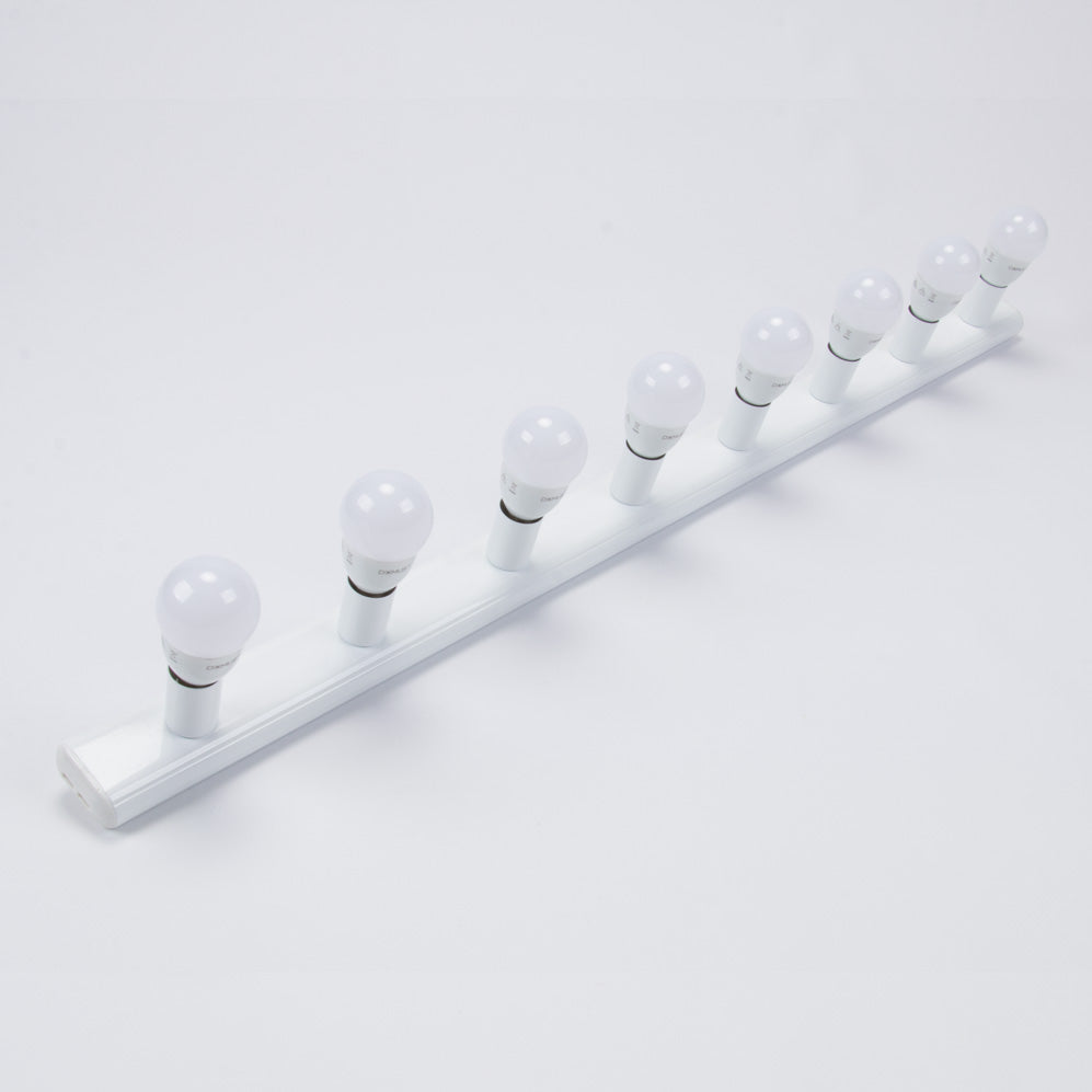 Hollywood 8 Light Vanity Wall Light White - 16360