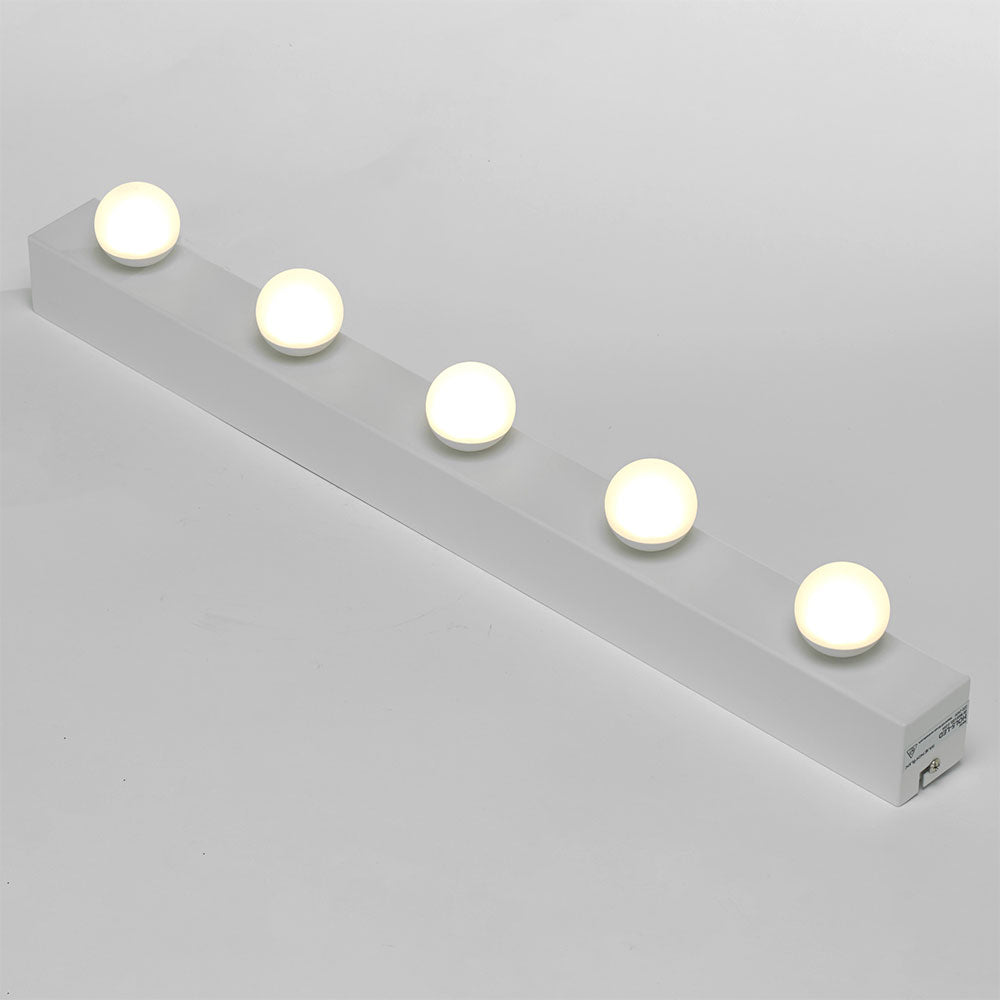 Hollywood 5 Light 20W LED Dimmable Vanity Strip Light White / Warm White - HOL5-LED-WH