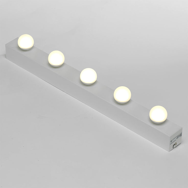 Hollywood 5 Light 20W LED Dimmable Vanity Strip Light White / Warm White - HOL5-LED-WH