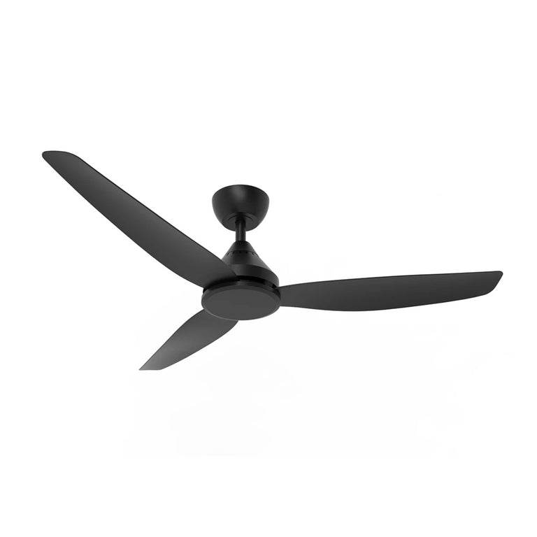 Holbrook 48" 30W DC Three Blade Ceiling Fan Black - SDCF11/48/3BK