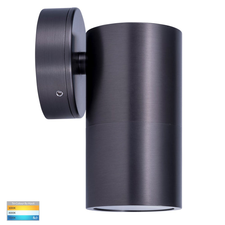 Tivah 5W CCT 12V DC MR16 LED Fixed Wall Light Graphite - HV1177MR16T