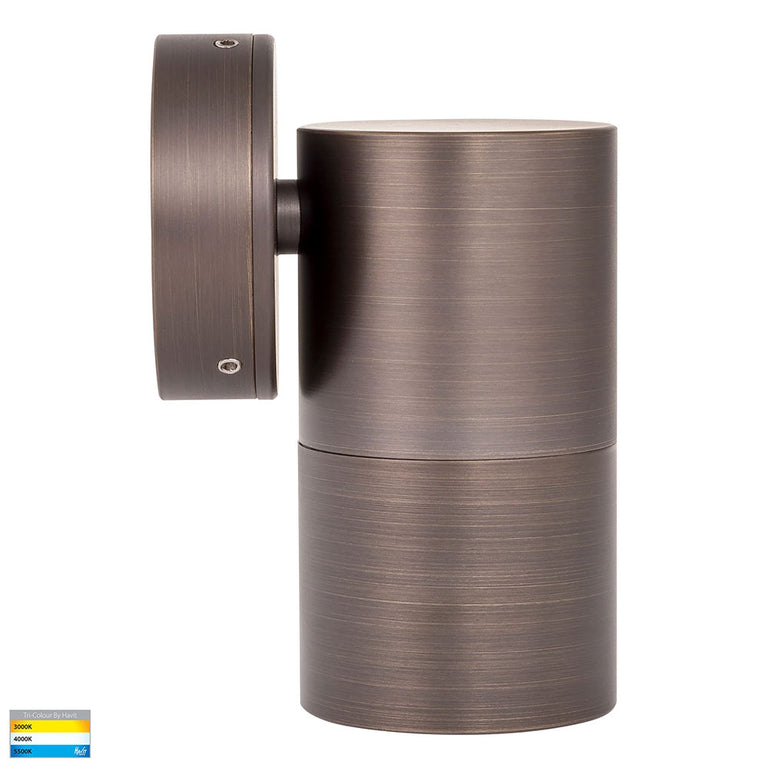 Tivah 5W CCT12V DC MR16 LED Fixed Wall Light Antique Brass - HV1197MR16T
